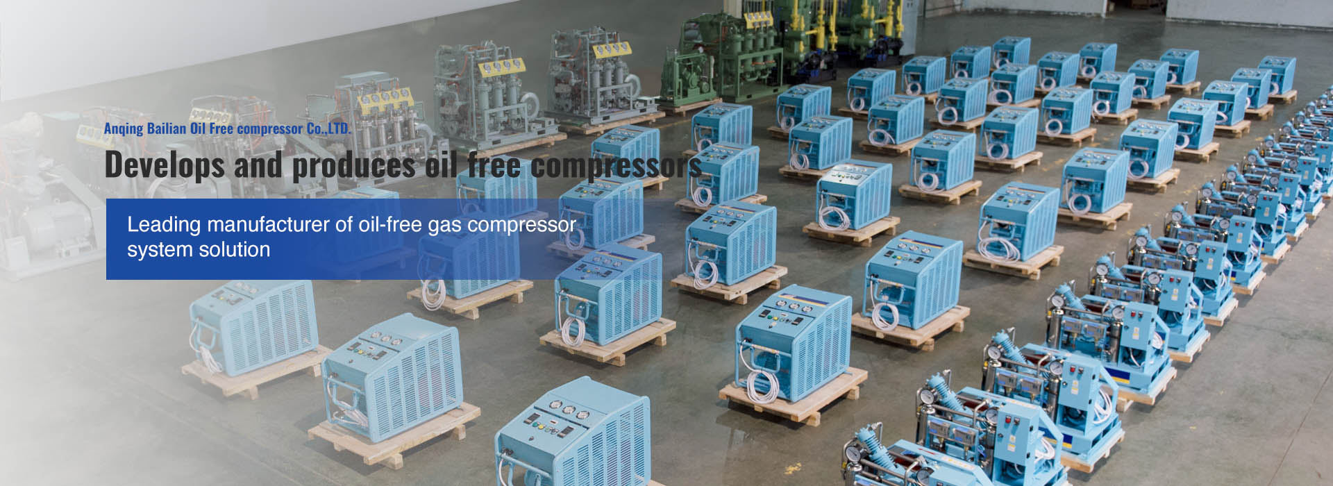 Anqing Bailian Oil free Compressor 