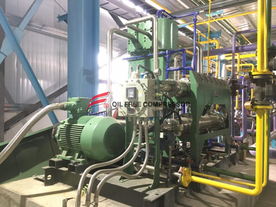 500nm3 6.5BAR ضاغط الهيدروجين الخالي 